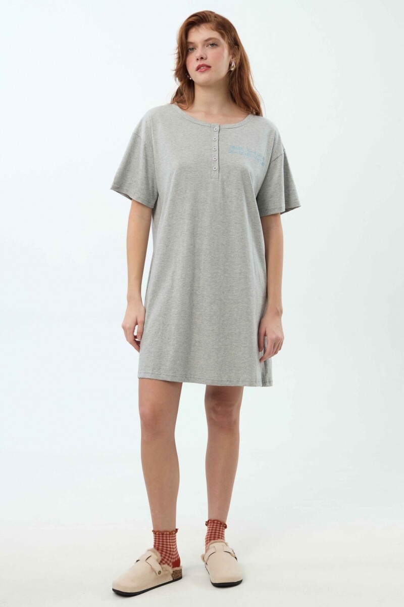 Camisón Fran - Gris Melange 