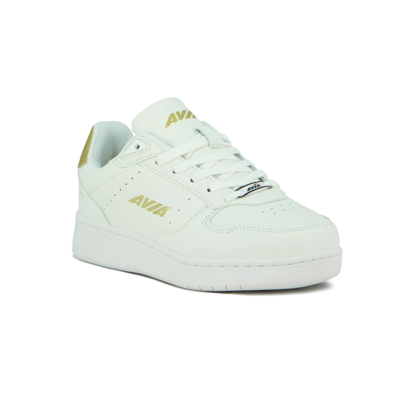 Avia Zapatilla Mujer Casual Denebola - White/gold Blanco-dorado