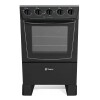 Cocina Thompson Combinada Cth 1500 Color Negro Con Puerta Con Visor 220v Cocina Thompson Combinada Cth 1500 Color Negro Con Puerta Con Visor 220v