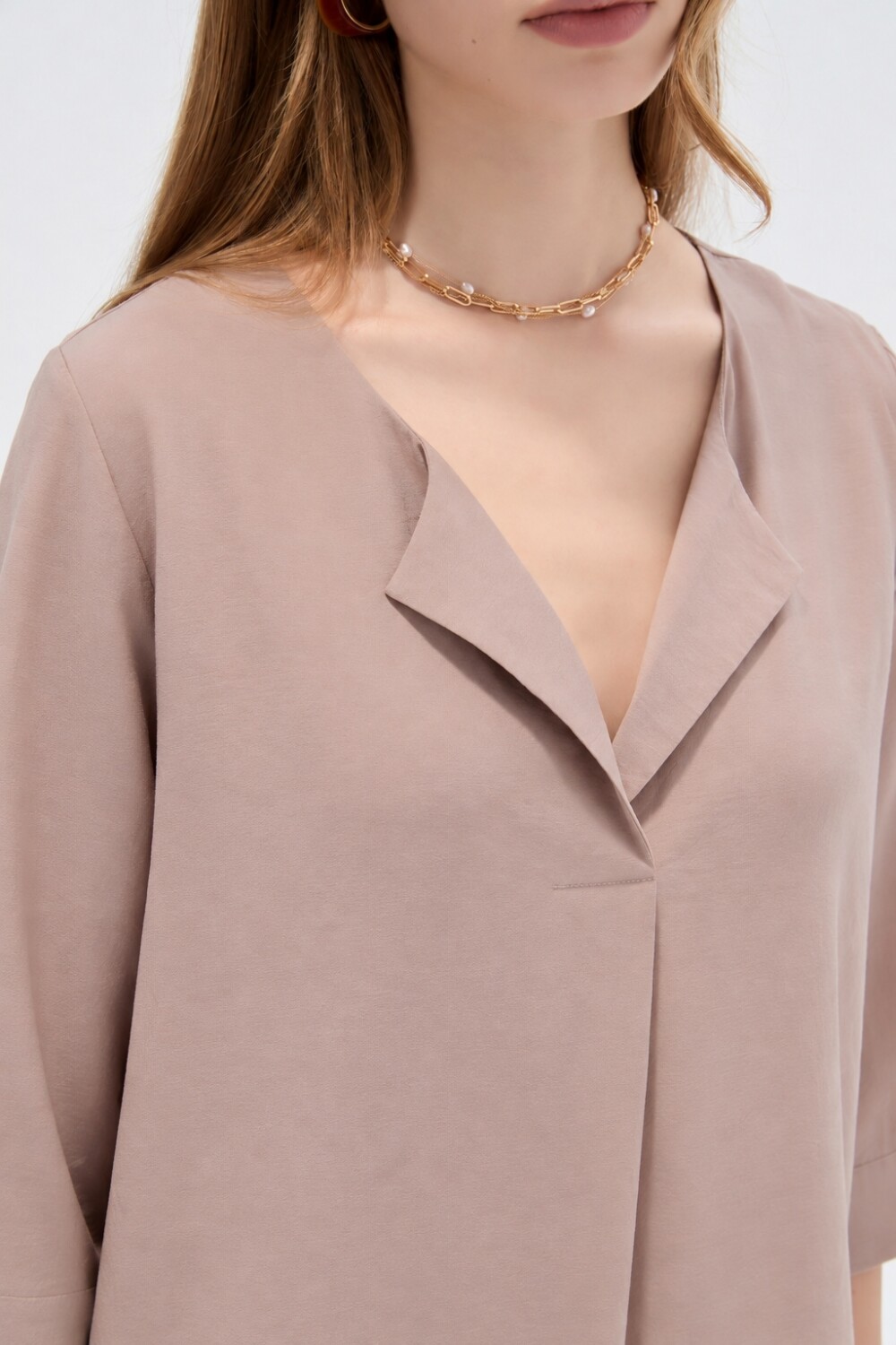 Blusa Zil Taupe Claro