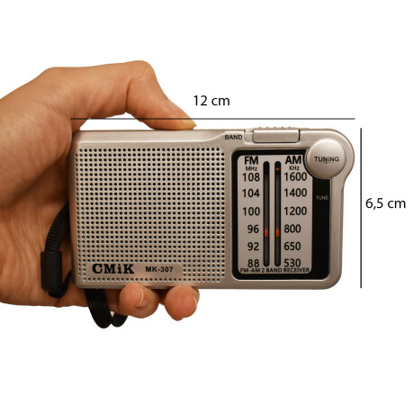 Radio CMIK AM/FM Liviana Recargable Funcional Radio Cmik Am/fm Liviana Recargable Funcional