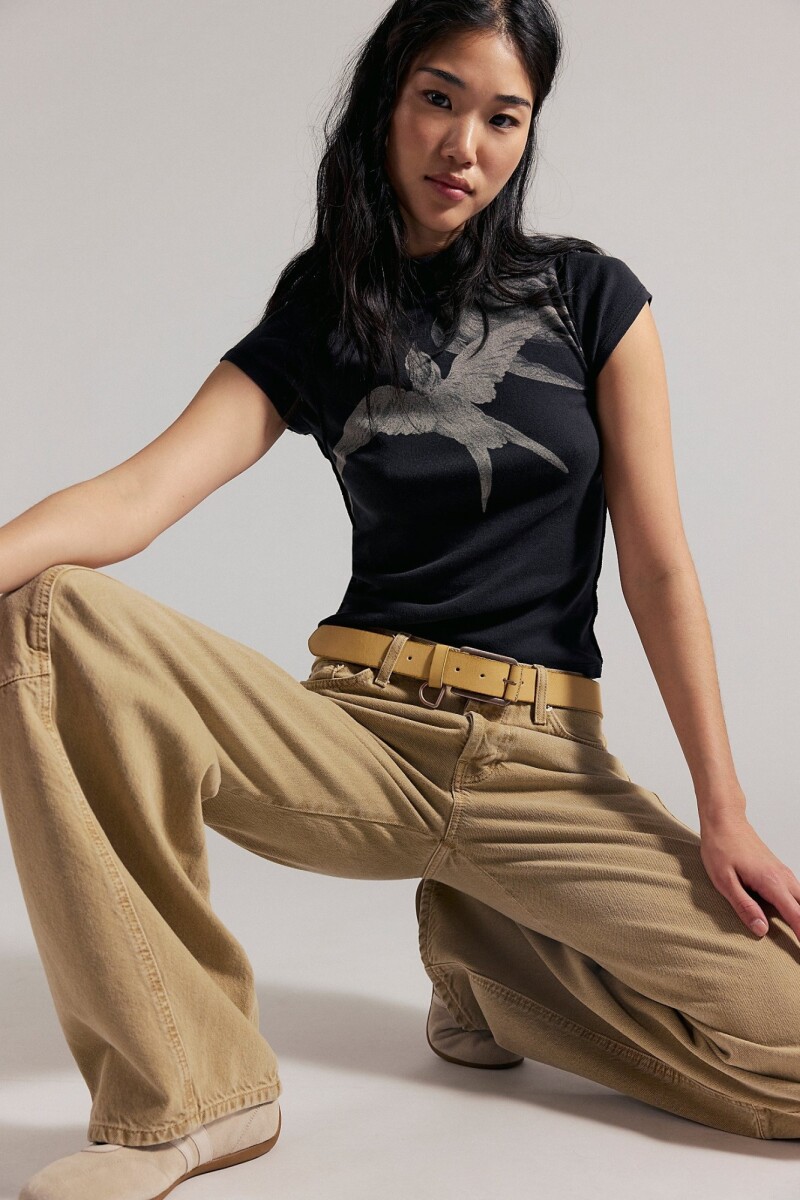 BIRDS IN FLIGHT TEE Negro