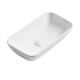 Bacha De Apoyo 46.5X23.5X11.5 Color Blanco Brillo