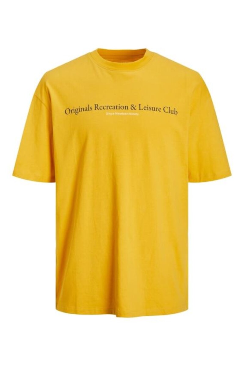 Camiseta Texto Running - Golden Rod 
