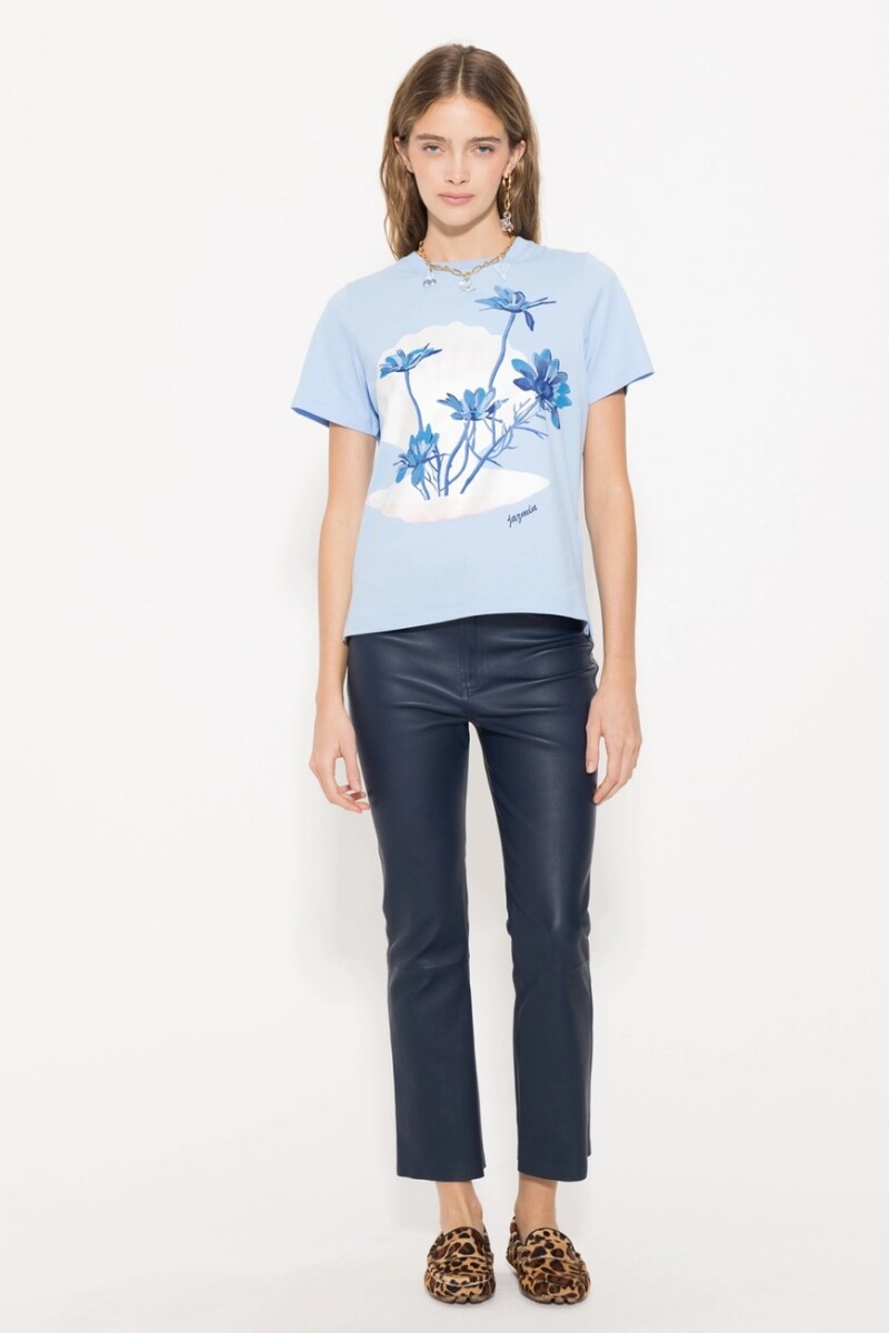 REMERA CAMILLE Celeste