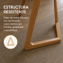 Mesa ComboHome Swift Rectangular 120 x 80 Calidad Premium Marrón 1
