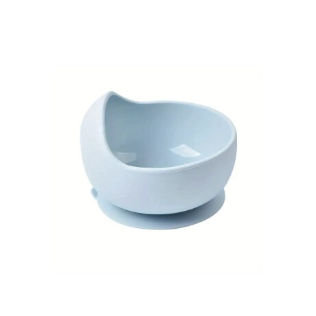 Bowl De Silicona Con Ventosa Azul