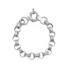 Pulsera Rolo eslabón doble-Plata 925-Sin piedra-PU3058 sinpiedra