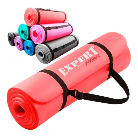 Colchoneta Yogamat Pilates Gimnasia Abdominales 10mm Rojo