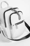 Mochila llavero cordón blanco