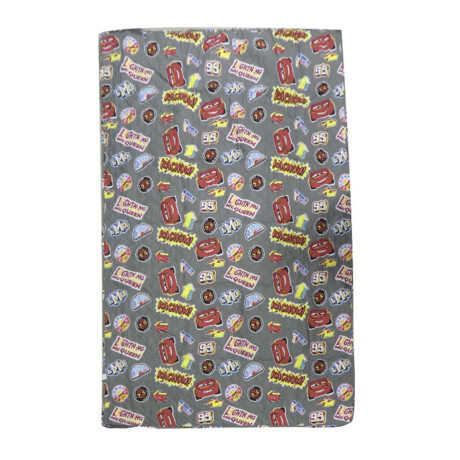 Colcha Infantil Cars Reversible 1 Plaza 100% Microfibra
