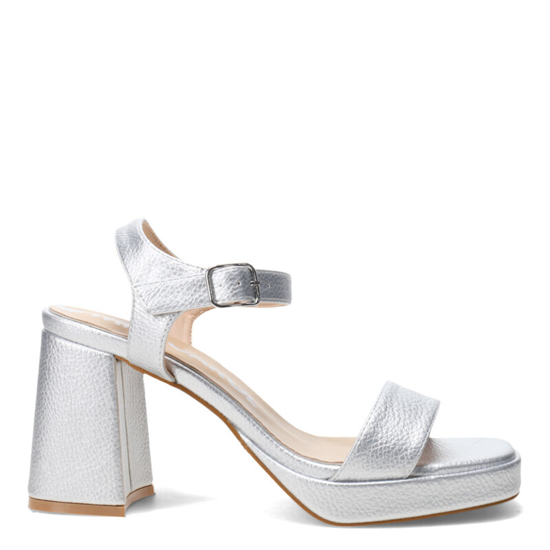 Sandalias de Mujer Miss Carol Aurena Plateado