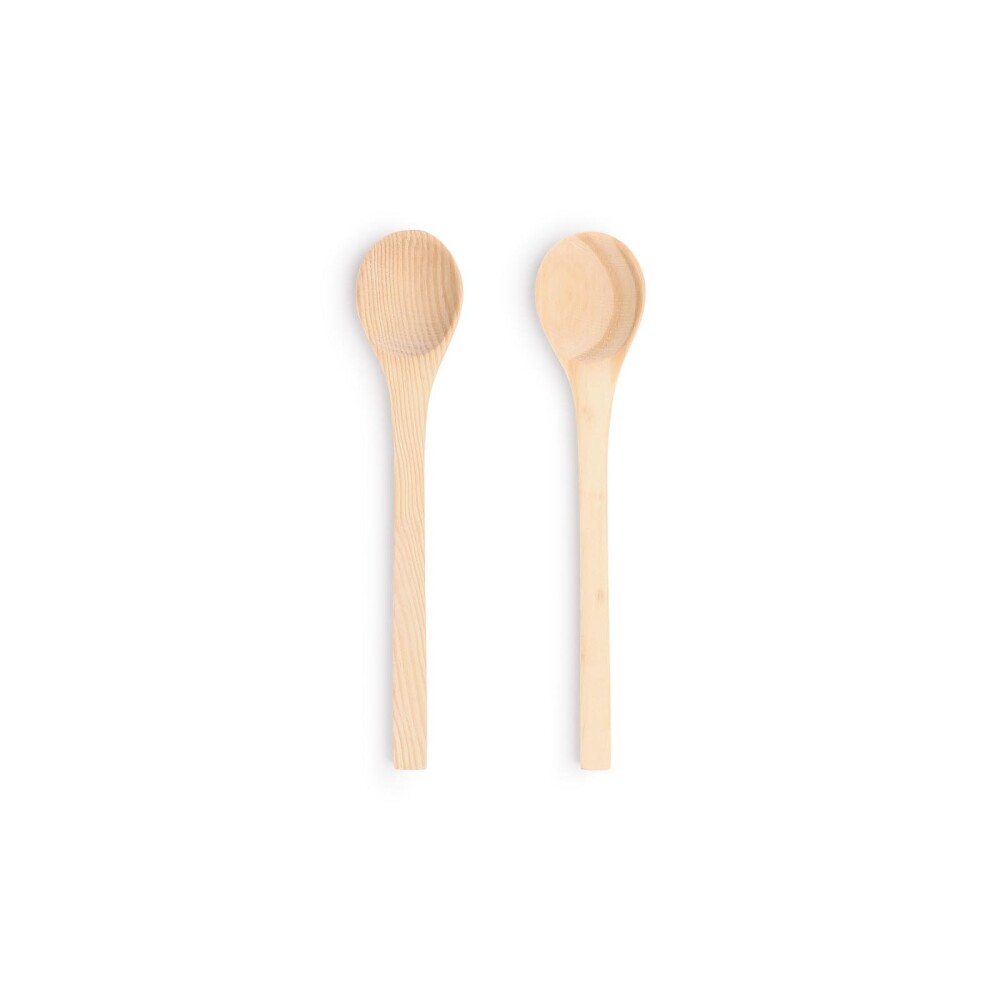 SET 2 CUCHARAS MADERA NATURAL-BEIGE