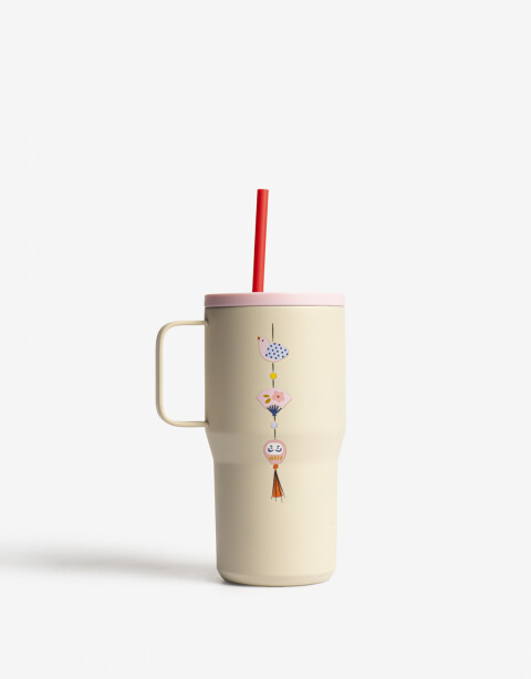 Artículos cocina Vasos Vaso Metálico "lucky Cats" - Combinacion Multicolor