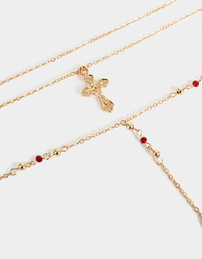 Collares Largos Religioso Collar Largo Religioso - Dorado