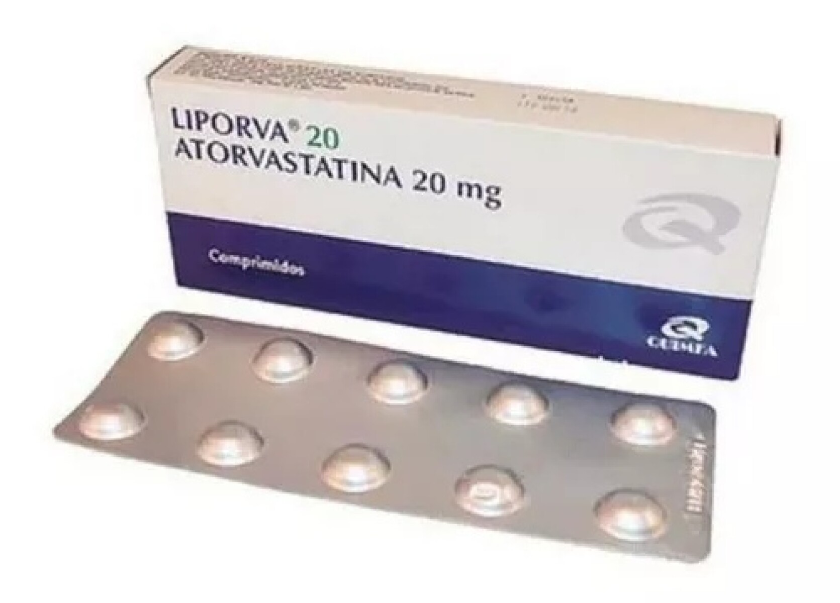 Liporva 20mg 30 Comprimidos 