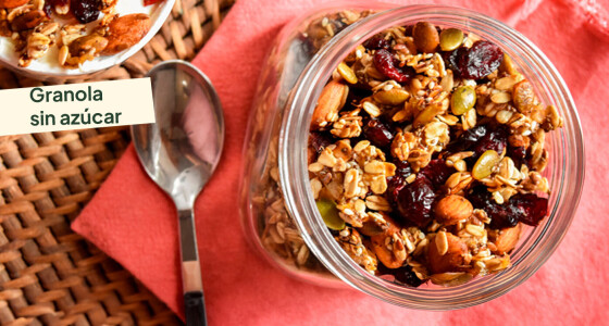 Granola sin azúcar