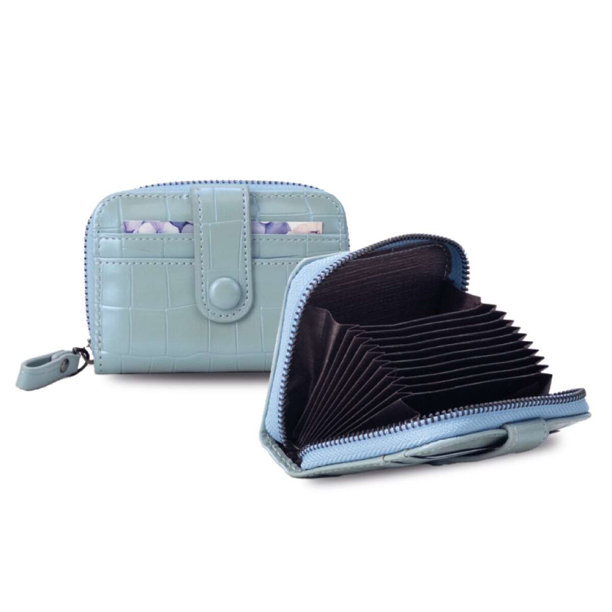 Tarjetero Irina Croco - Cielo 