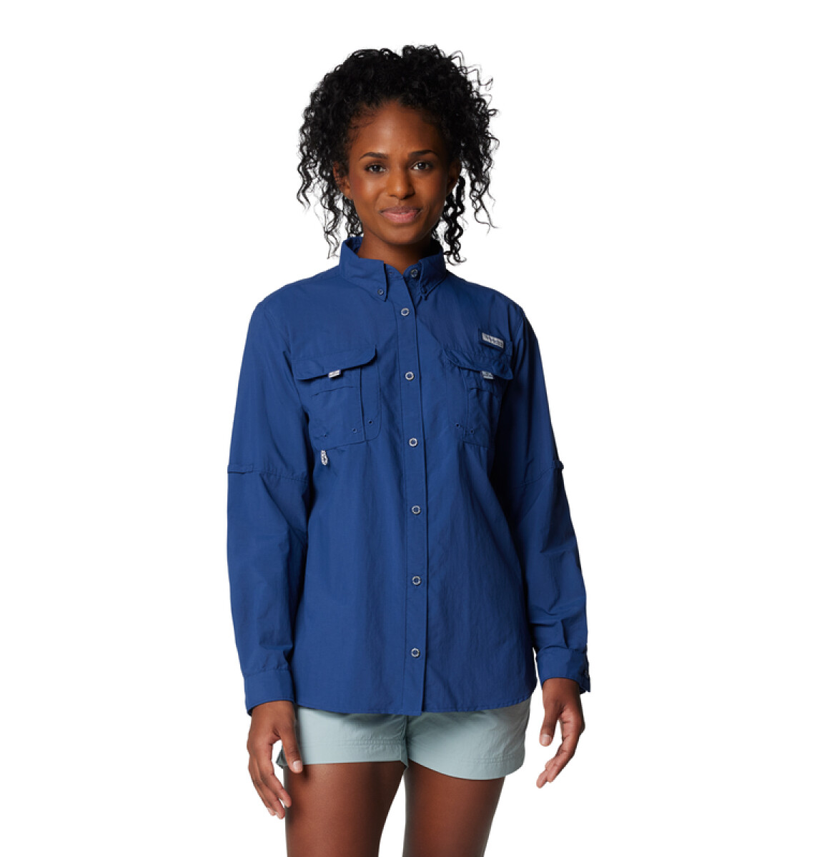Camisa Bahama II Mujer - CARBON/ NOCTURNAL TIGER 