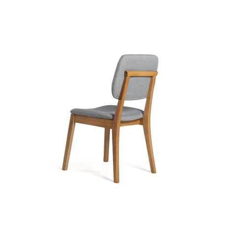 Silla Classic - Tela Rústica Ceniza Claro