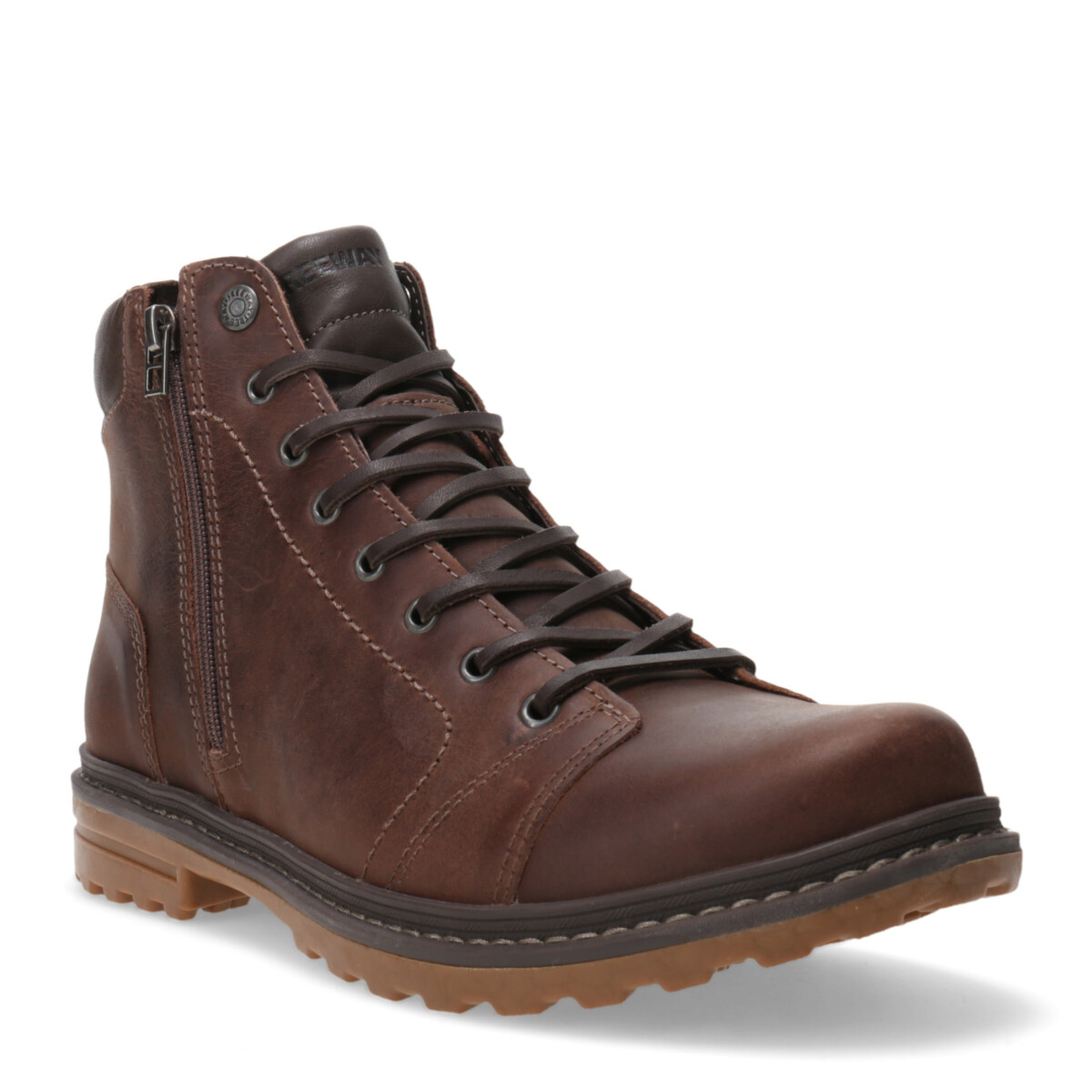 Botas de Mujer Freeway Casual - Marrón Chocolate (Cuero Graso) 