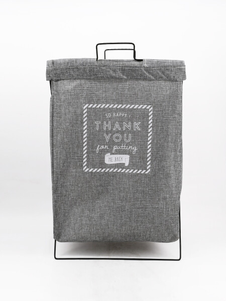 ORGANIZADOR ROPA SUCIA GRIS