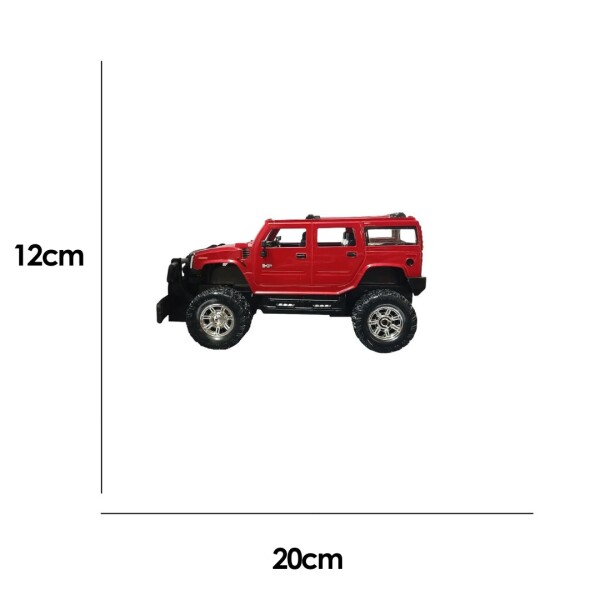Auto a remoto Hummer H2 rojo