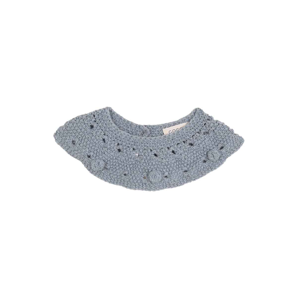 Cuello Punto De Arroz - Azul Nuevo Melange 