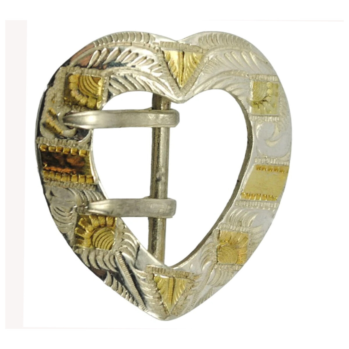 Hebilla Plata Y Oro. 