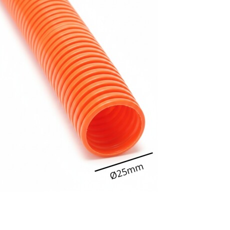Rollo de Caño Corrugado Rollo de Caño Corrugado 25 mm x50 Metros
