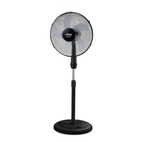 VENTILADOR DE PIE 3-VELOCIDADES NEGRO UFESA SEATTLE