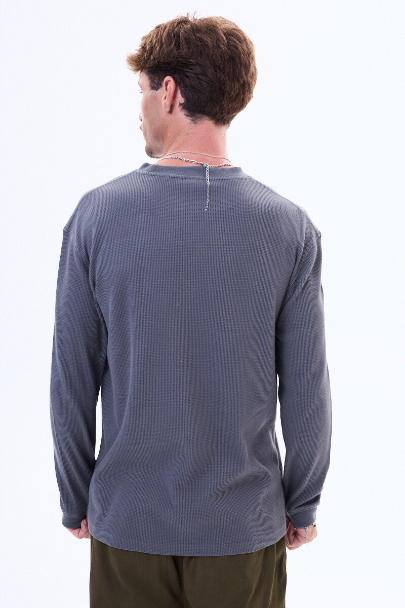 Remera manga larga Ibiza Gris oscuro