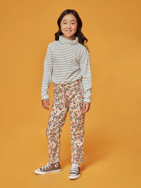 Pantalon Estampado Flores Mole