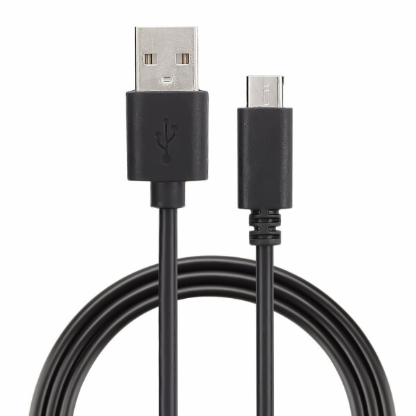 Cable Cargador USB A a Tipo C de 2 Metro Negro