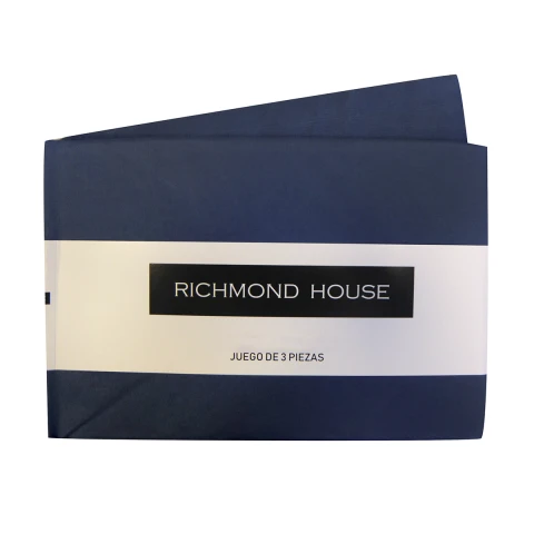Juego Sábanas Queen Size Richmond House Lisas 100% Microfibra U