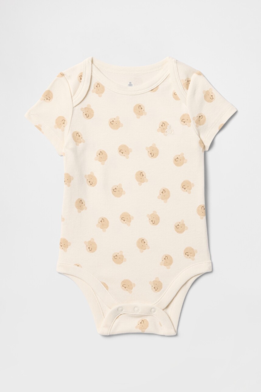Body Gráfico Bebé Ivory Frost