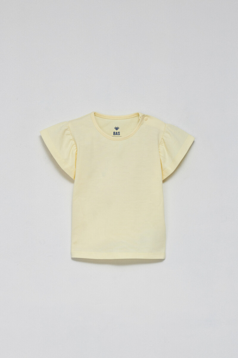 Remera volados Amarilla