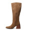 Botas de Mujer Miss Carol MUZAT de caña alta Tan
