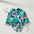 Traje de baño con filtro UV carters summer navy flamencos