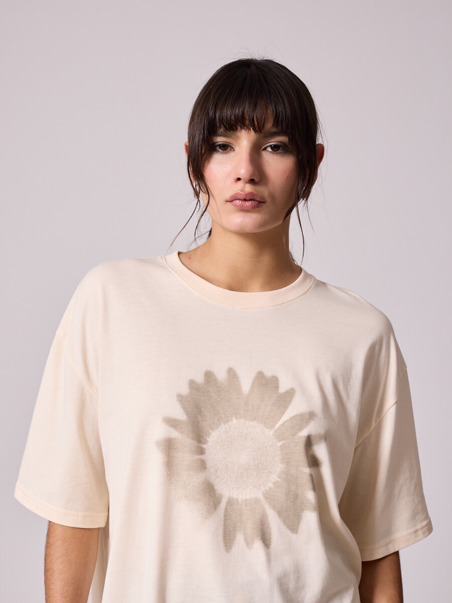 T-SHIRT SERINA DIXIE Crema