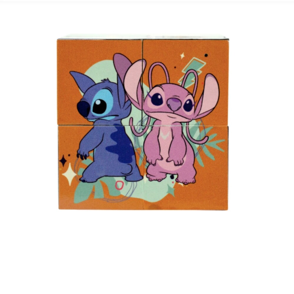 Stitch – Cubo Rompecabezas de Imágenes STICH CUBO DE ENTRETENIMIENTO OFRECE UN DESAFIO ATRACTIVO COMBINA TODOS LOS LADOS PARA CREAR IMAGENES