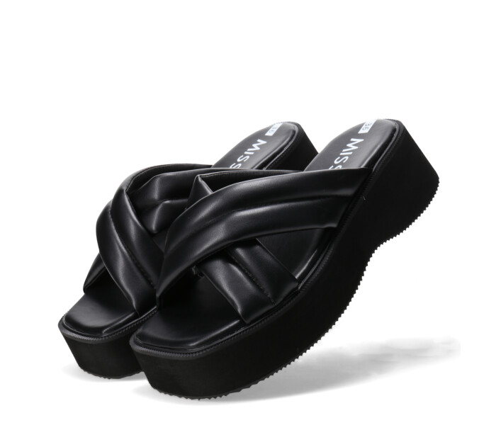 Sandalias de Mujer Miss Carol DANISHER con banda cruzada Negro