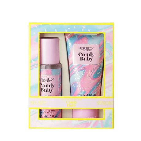 Set Body Splash 75ml + Crema corporal 75ml Candy Baby