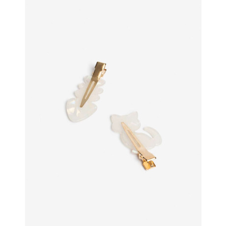 Horquillas Set Fantasia Blanco Nacarado/perlado