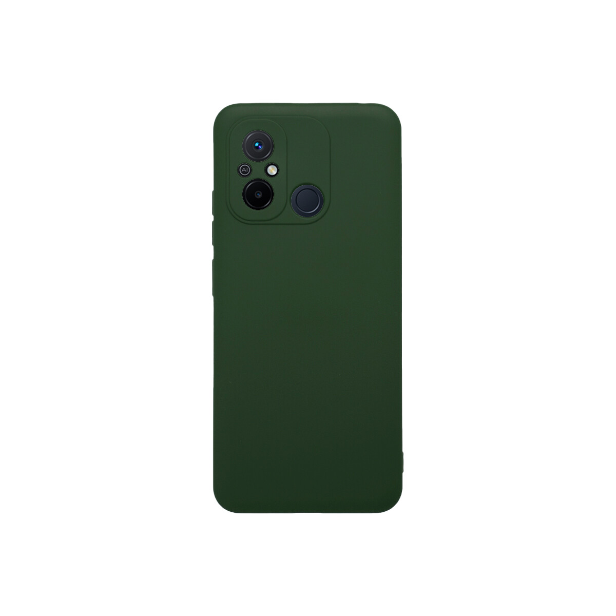 Protector Xiaomi Redmi 12C engomado color verde oscuro 