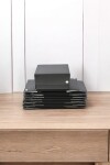 Pack x 20 unid - Caja 04 12X12X6 cm Laminada NEGRO