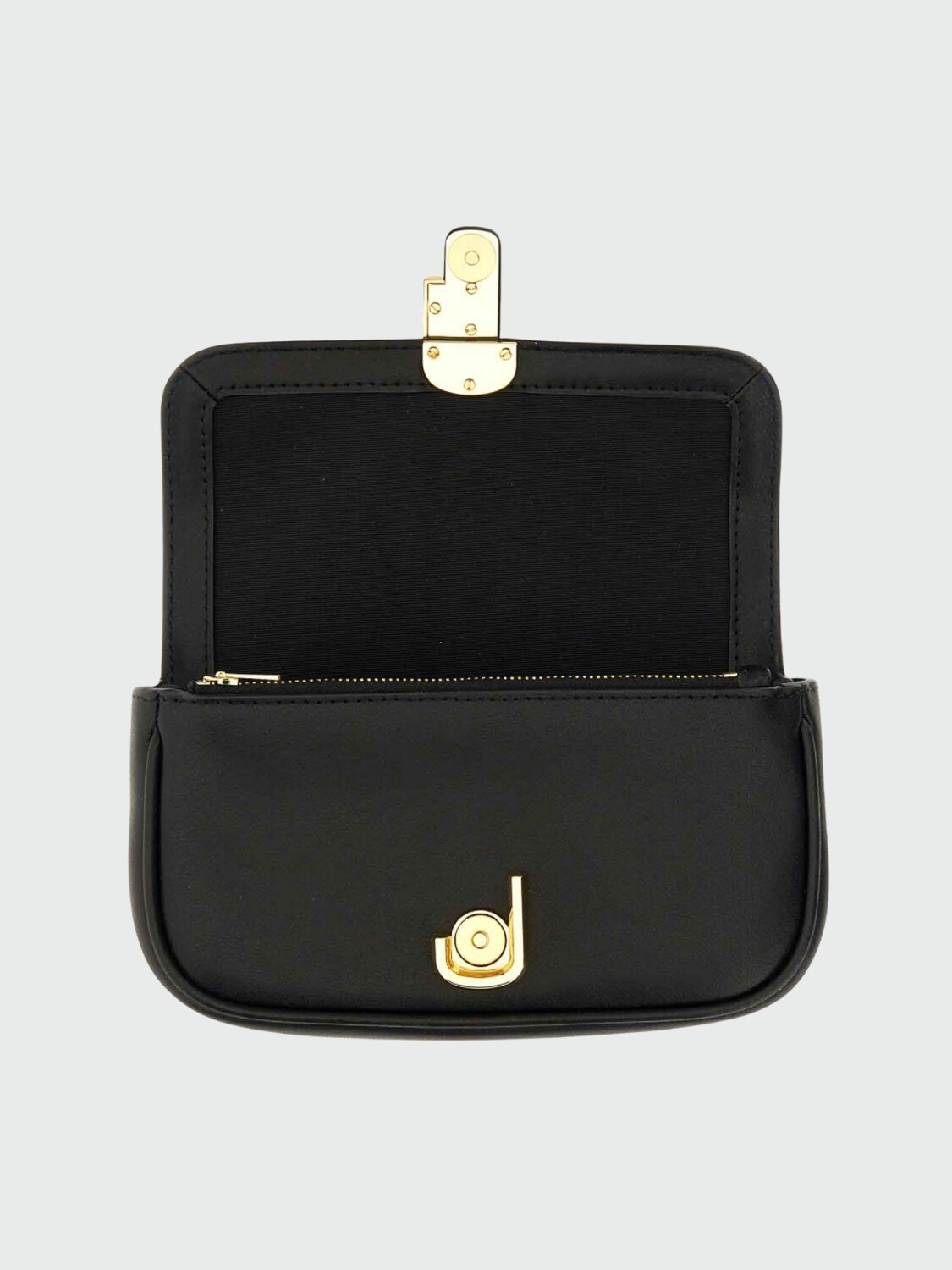 Marc Jacobs - Cartera de hombro con cadena, The Mini Shoulder Bag Negro