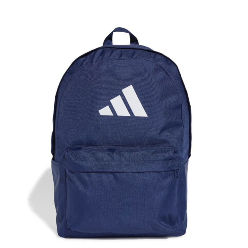 Mochila Adidas Classic 3 Logo Azul - Blanco