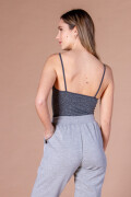 MUSCULOSA SEAMLESS START Gris Melange