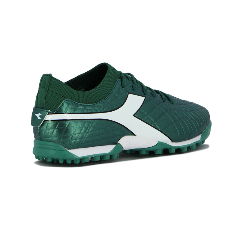Zapato Futbol Spot Tf Diadora Aguamarina-blanco